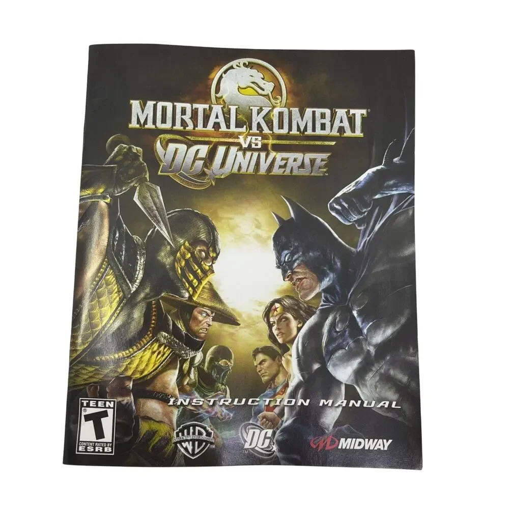 Mortal Kombat vs. DC Universe PlayStation 3 PS3 Complete in Box Tested